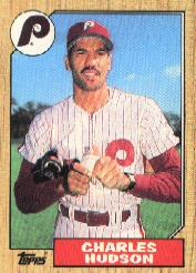 1987 Topps Baseball Cards      191     Charles Hudson